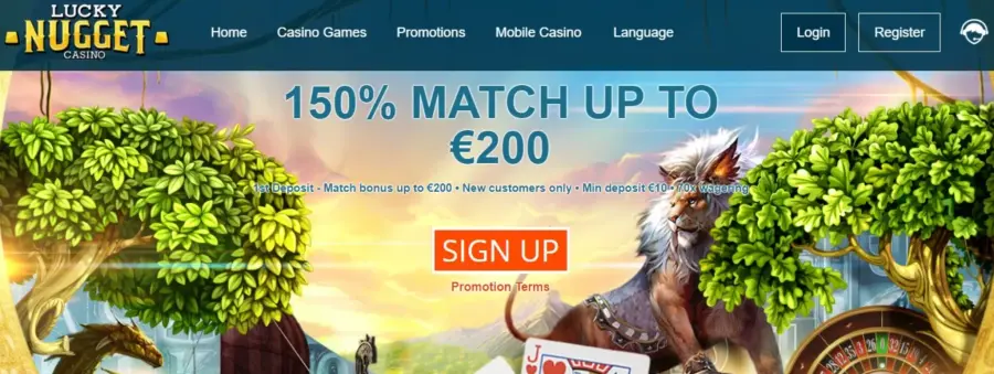 Luckynugget online