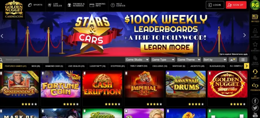 Luckynugget online casino